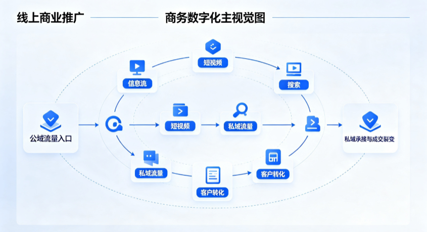 章丘市线上商业推广怎么做？全域流量闭环搭建与低成本转化实战指南